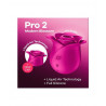 Rose stimulateur clitoris pro 2 : capuchons interchangeables