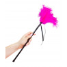 Plume érotique rose 45 cm