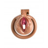 Cage de chasteté Sissy marron