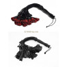 Martinet bouquet de roses en cuir