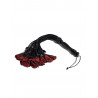 Martinet bouquet de roses rouges en cuir