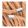 Corde chanvre 10 m : détail embouts