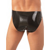 Slip latex homme ouvert devant vu de dos