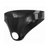 Slip latex homme ouvert devant : coupe