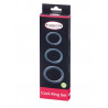Lot de 3 cockrings silicone : packaging