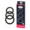 Lot de 3 cockrings silicone Malesation