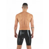 Bermuda latex zip entrejambe de dos
