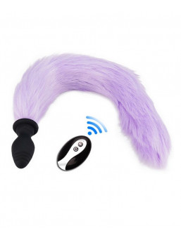 Plug queue vibrante violette
