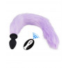 Plug queue vibrante violette