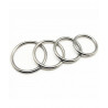 Lot 4 cockrings métal diamètres 35 à 50 mm