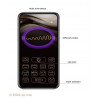 Vibro point G connecté violet : mode automatique