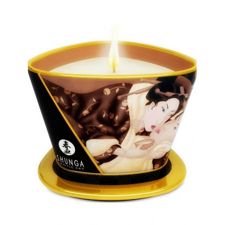 Bougie massage chocolat