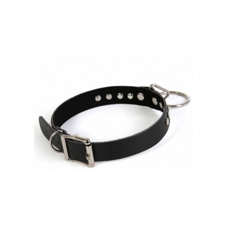 Petit collier anneau à rivets