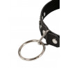 Petit collier anneau à rivets : détail anneau