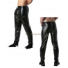 Pantalon homme zip entrejambe de profil et dos