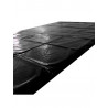 Bâche PVC 220 x 130 cm noire dépliée