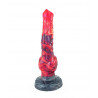 Gode ventouse dragon rouge de dos