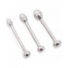 Lot 3 mini plugs urètre lisses