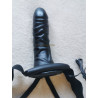 Gode ceinture creux vibrant Robotic : détail gode