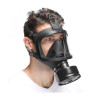 Masque à gaz visière intégrale : profil droit