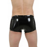 Boxer lacé vinyle et tulle de dos