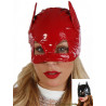 Masque catwoman vinyle rouge ou noir