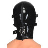 Cagoule latex bandeaux amovibles de dos