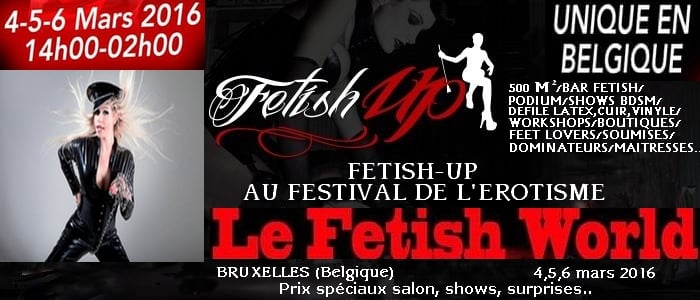 Flyer fetish-up au fetish world bruxelles 2016