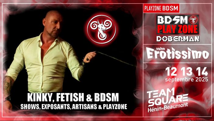 Flyer salon Henin Beaumont zone BDSM